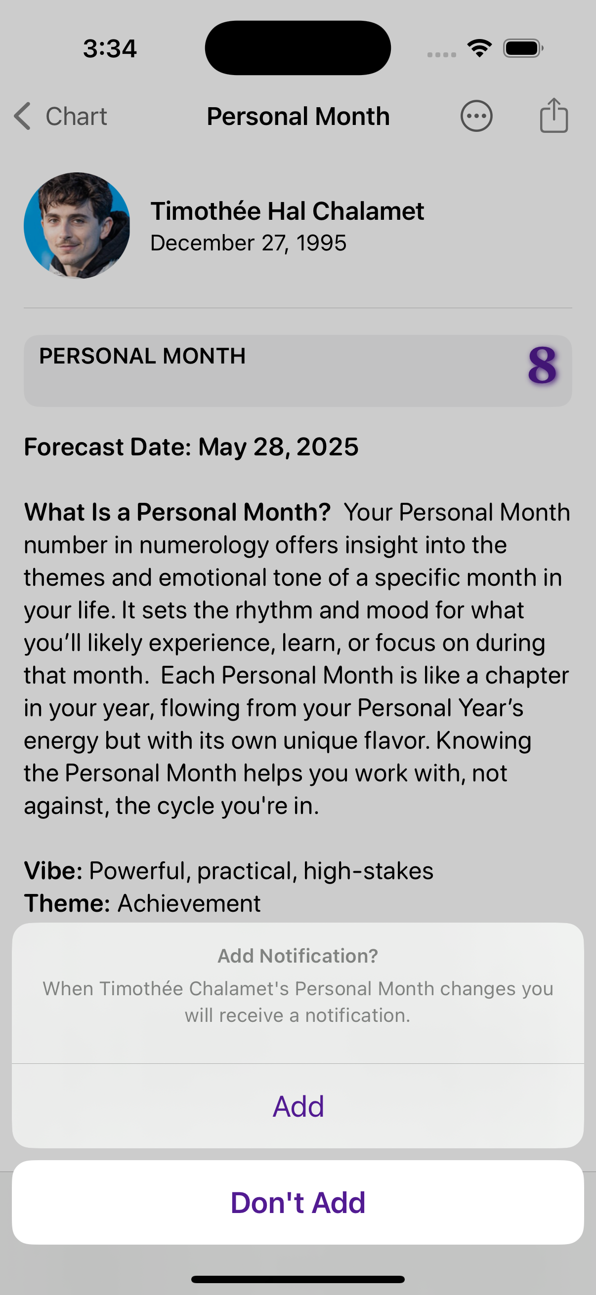 Numerology 2 Forecast Add